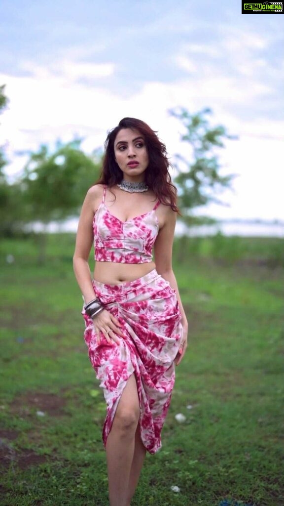 Priyanka KD Instagram - Fashion-forward and fabulous. 🥰 Grab this look from our #UptownieXRiyaJain collection 💓 Product details 🔍 Tie and Dye Crop Top Gathered Midi Skirt with a Slit . Visit our website to add this to your cart 🛍 . #RiyaJain #uptownie #uptowniexriyajain #tops #trendy #Uptownie #BabesOfUptownie #DressThePart #Bold #Bright #IndianFashion #Prints #Jumpsuits #InstaReels #ReelStyle #ForHer #OOTD #TrendyClothes #EasyToWearOutfits #affordableclothing #uptowniexriyajain