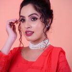 Priyanka KD Instagram - आपके जीवन में दशहरा की खुशियों का उत्सव आपके लिए खुशियों भर दे । Happy Dassehra 💕….. costume: @fashion_style_online77 Makeup: @diptidedhiamua #happydassehra #priyankakholgade #instagram #instadaily #photooftheday #picoftheday #redress #festival #happy #smile #mumbai #dasara