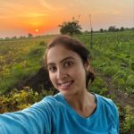 Priyanka KD Instagram - My farm 🥰…. #farmerlife #farmer #priyankakholgade #maharashtra #marathimulgi #maharashtrian #simple #simplicity #noattitude Maharashtra