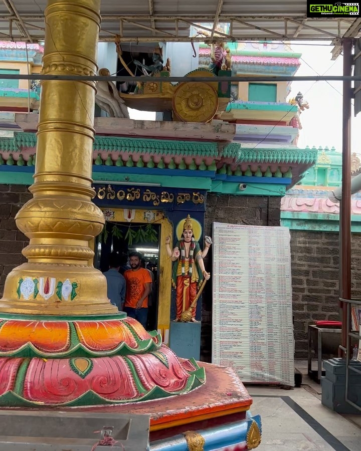 Priyanka KD Instagram - This is very old temple and powerful Temple. Sri Lakshmi Narsimha Swamy Temple is a 13th -century Hindu Temple dedicated to Lord Vishnu in Bhadravathi near by Antarvedi . #srilakshminarasimhaswamytemple #temple #hindu #peaceful #bhadravathi #karnataka #lordvishnu #priyankakholgade Sri Lakshmi Narsimha Swamy Temple, Mattapalli