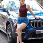 Priyanka KD Instagram - My first Car 🚙 #priyankakholgade #photo #photoshoot #photography #photooftheday #pictureoftheday #instagood #instagram #pose #class #style #fashion #styleoftheday #instafashion #instadaily #mumbai #mycar #bmw Mumbai, Maharashtra