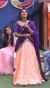 Priyanka M Jain Instagram - Love ♥ 😍 Outfit by : @sreha_designer_studio Jewellery: @fashioncurvee #biggbossseason7 #biggbosstelugu #priyankajain #priyankabb7 #piyu #bb7 #starmaa #disneyplushotstar #BiggBossTelugu7 #priyankaonbbtelugu7 #BiggBossTelugu7 #biggboss7telugu