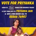 Priyanka M Jain Instagram - Login to Disney + hotstar, Search for Bigg Boss Telugu 7 Cast 1 vote to Priyanka Jain and Also Give 1 missed call to 8886676907 (Free) #biggbossseason7 #biggbosstelugu #priyankajain #priyankabb7 #piyu #bb7 #starmaa #disneyplushotstar #BiggBossTelugu7 #priyankaonbbtelugu7 #BiggBossTelugu7 #biggboss7telugu