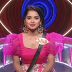 Priyanka M Jain Instagram - Pink love ♥ Outfit: @labelmacara Jewellery: @fashioncurvee #biggbossseason7 #biggbosstelugu #priyankajain #priyankabb7 #piyu #bb7 #starmaa #disneyplushotstar #BiggBossTelugu7 #priyankaonbbtelugu7 #BiggBossTelugu7 #biggboss7telugu