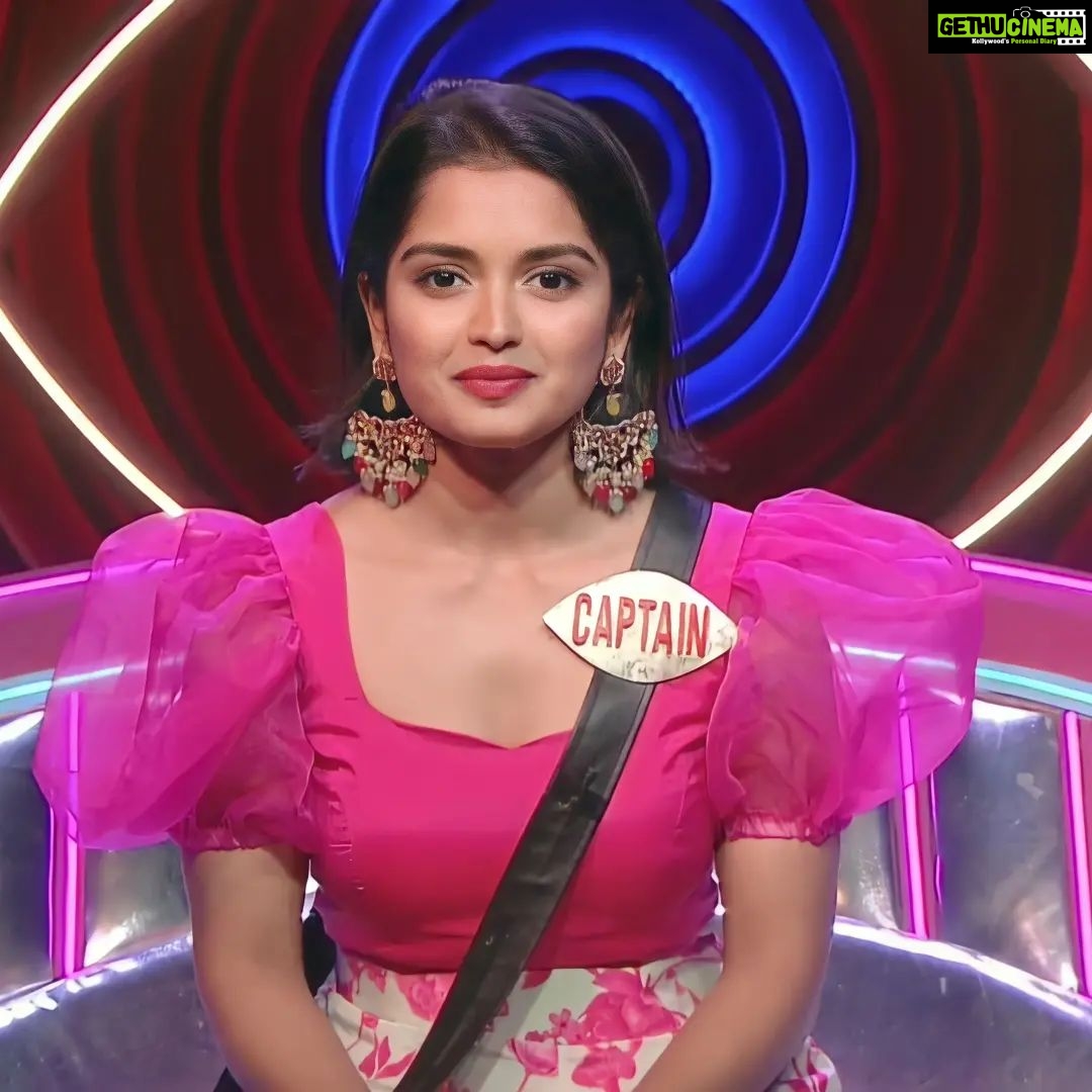 Priyanka M Jain Instagram - Pink love ♥ Outfit: @labelmacara Jewellery: @fashioncurvee #biggbossseason7 #biggbosstelugu #priyankajain #priyankabb7 #piyu #bb7 #starmaa #disneyplushotstar #BiggBossTelugu7 #priyankaonbbtelugu7 #BiggBossTelugu7 #biggboss7telugu