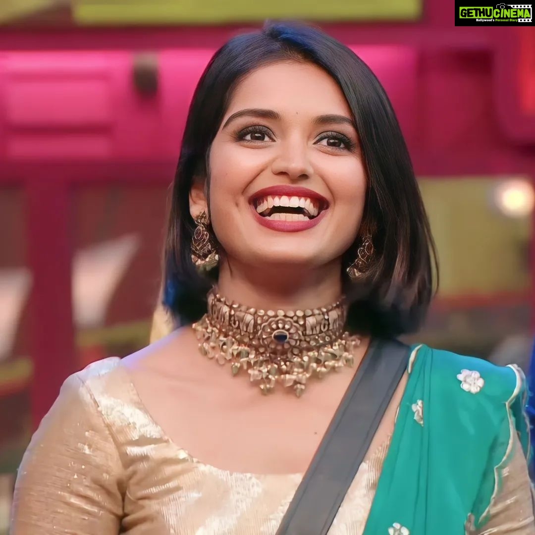 Priyanka M Jain Instagram - Saturday!! π Outfit : @sreha_designer_studio Jewellery: @fashioncurvee #biggbossseason7 #biggbosstelugu #priyankajain #priyankabb7 #piyu #bb7 #starmaa #disneyplushotstar #BiggBossTelugu7 #priyankaonbbtelugu7 #BiggBossTelugu7 #biggboss7teluguupdates
