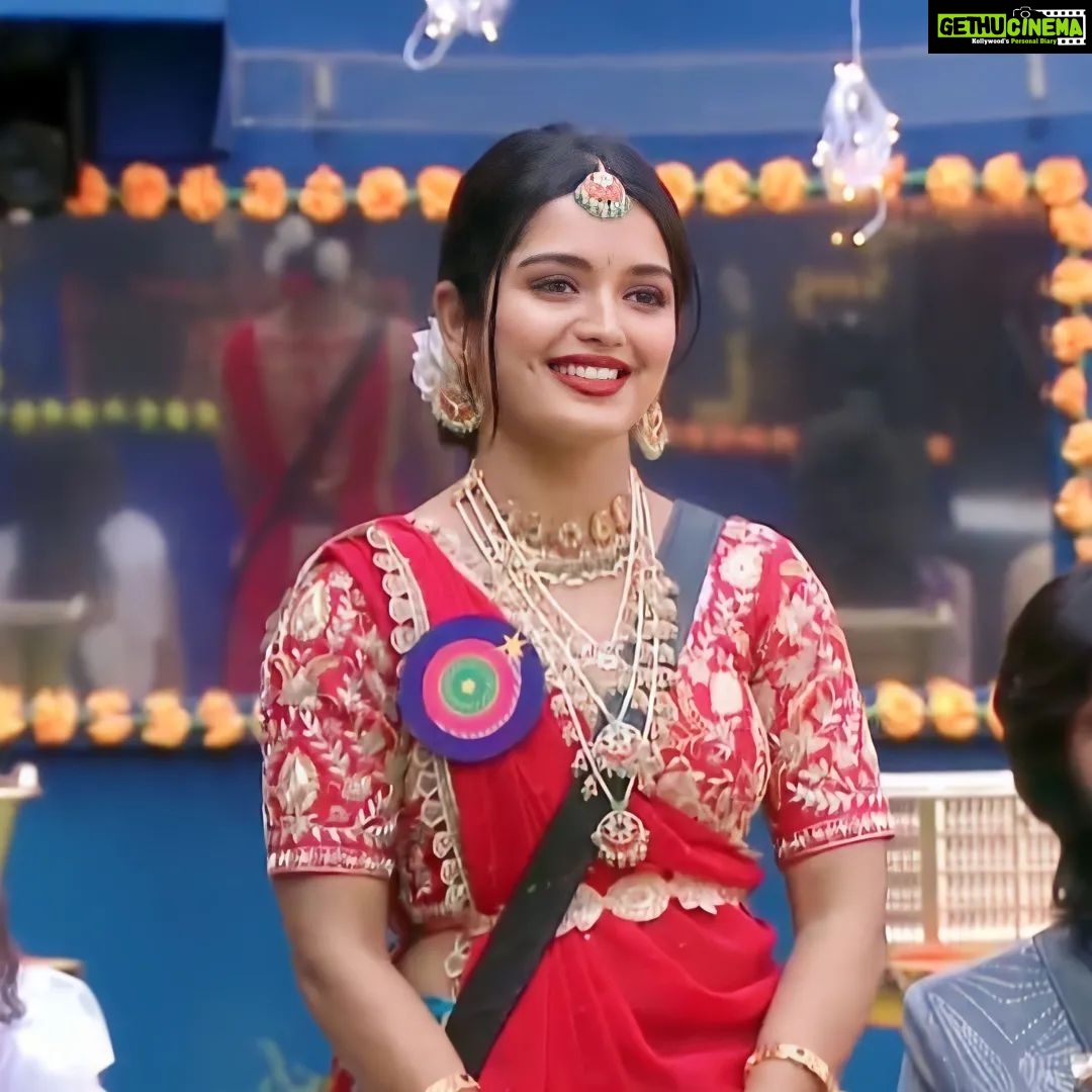 Priyanka M Jain Instagram - Diwali Celebrations in Bigg Boss House! Happy Diwali all 🎆 🎊 outfit by : @nsdesignerstudios jewellery: @alluringaccessories.a2 #biggbossseason7 #biggbosstelugu #priyankajain #priyankabb7 #piyu #bb7 #starmaa #disneyplushotstar #BiggBossTelugu7 #priyankaonbbtelugu7 #BiggBossTelugu7 #biggboss7teluguupdates
