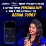 Priyanka M Jain Instagram – Please Support Priyanka 

Login to Disney + hotstar, 
Search for Bigg Boss Telugu 7 
Cast 1 vote to Priyanka Jain and 
Also Give 1 missed call to 8886676907 (Free)

#biggbossseason7 #biggbosstelugu #priyankajain #priyankabb7 #piyu #bb7 #starmaa #disneyplushotstar #BiggBossTelugu7 #priyankaonbbtelugu7 #BiggBossTelugu7 #biggboss7telugu