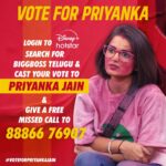 Priyanka M Jain Instagram – Login to Disney + hotstar, 
Search for Bigg Boss Telugu 7 
Cast 1 vote to Priyanka Jain and 
Also Give 1 missed call to 8886676907 (Free)

#biggbossseason7 #biggbosstelugu #priyankajain #priyankabb7 #piyu #bb7 #starmaa #disneyplushotstar #BiggBossTelugu7 #priyankaonbbtelugu7 #BiggBossTelugu7 #biggboss7telugu