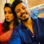 Priyanka Mondal Instagram - মহা নবমীর রাত সবাইকে জানাই শুভ বিজয়া দশমীর আন্তরিক শুভেচ্ছা ও অভিনন্দন 🙏🏻 #pujo2023 Saree from @nallisilksarees