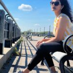 Priyanka Nair Instagram – Breathe in the sky’s tranquillity ☁️
#priyankanair #skyhasnolimit #newyork #traveler 
📸 @akhil_kavalayoor