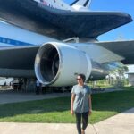 Priyanka Nair Instagram - It's all right, let it go Shake the world off you shoulders You have the perfect alibi Just because the world is wide Out under the sky #priyankanair #nasaspacecenter 📸 @sabin_sukesh NASA Space Center,Houston Texas