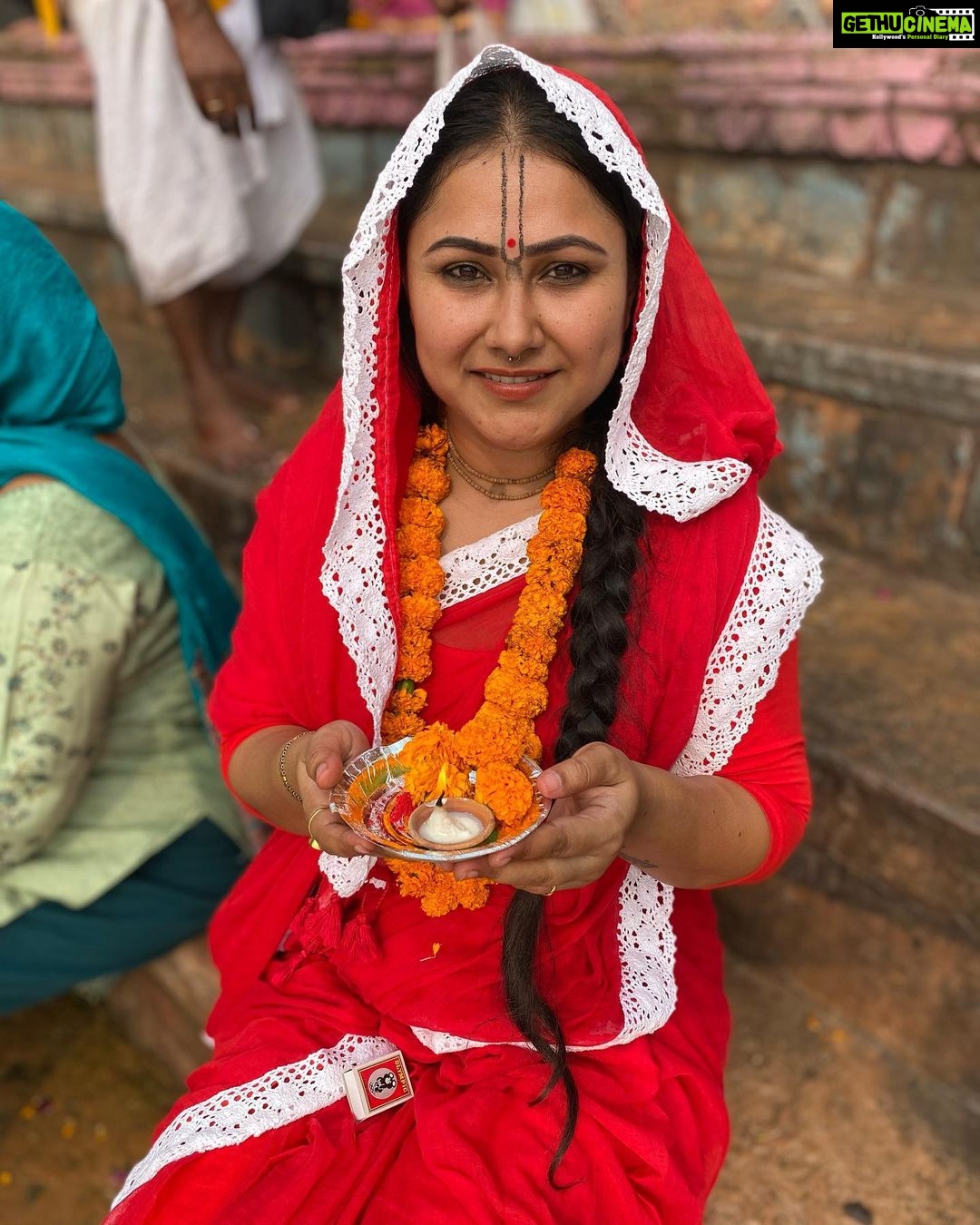 Priyanka Pandit - 4.9K Likes - Radha kund appearance day 🥰kartik maas 🪔 deep daan