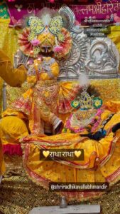 Priyanka Pandit Instagram - #radheradhe #vrindavan #radhikavallabh💖💙🇮🇳

#charan #radhikavallabh #Vrindavan ❤️

#radhe #radhe #krishna💙💖🙏🏻✨ 

@shriradhikavallabhmandir 🙏🏻💙❤️🥀

#instagood #instagram #instalike 🙏🏻🙏🏻
#insta #instadaily #reels 💙💙💙
#reelsinstagram #yuvraj #ujjawalgoswami 
#radhikavallabh #radhikavallabhtemple 
#radhikavallabhmandir #radhikavallabhlal 
#vrindavan #vrindavandham #bankeybihari 
#radhavallabh #radhikavallabh
#shrihitujjawalgoswami #yuvraj #vivah 
#shrihitujjawalgoswami #fyp #facebookreels 
#trending #trend #facebook