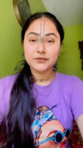 Priyanka Pandit Instagram - Hare krishna 🥰❤️