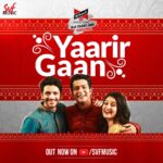 Priyanka Sarkar Instagram - Laugh a little harder and cry a little less with your yaars. Celebrate with your yaars with #YaarirGaan: Link in Bio @anirbanbhattacharyaofficial @priyankasarkarz @arjunchakrabarty @babbachi @utso.music @svfbrands @iammony @no1yaariofficial #PujoWithSVF #SVFMusic