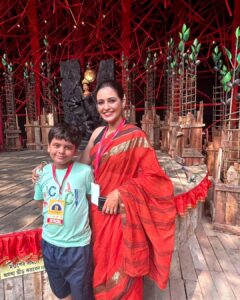 Priyanka Sarkar Instagram - শারদীয়া ১৪৩০...
#Chaturthi..