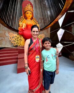 Priyanka Sarkar Instagram - শারদীয়া ১৪৩০...
#Chaturthi..