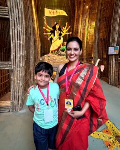 Priyanka Sarkar Instagram - শারদীয়া ১৪৩০...
#Chaturthi..
