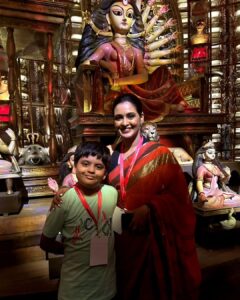 Priyanka Sarkar Instagram - শারদীয়া ১৪৩০...
#Chaturthi..