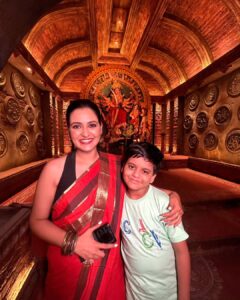 Priyanka Sarkar Instagram - শারদীয়া ১৪৩০...
#Chaturthi..