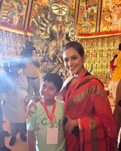 Priyanka Sarkar Instagram - শারদীয়া ১৪৩০... #Chaturthi..