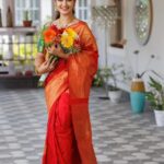 Priyanka Sarkar Instagram - #PujoReady ... Wearing @priyagopalbishoyiofficial Clicked by @sanjibghoshphotography Styling @fashiondoctor_official Makeup-hair @makeupbysumanganguly @moumitasani