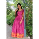 Priyankha Masthani Instagram – Thanks for the pretty outfit:-
@atc.garments 

#priyankhamasthani #priyankha #villagegirl #salemponnu #masthani #priyanka #mastani