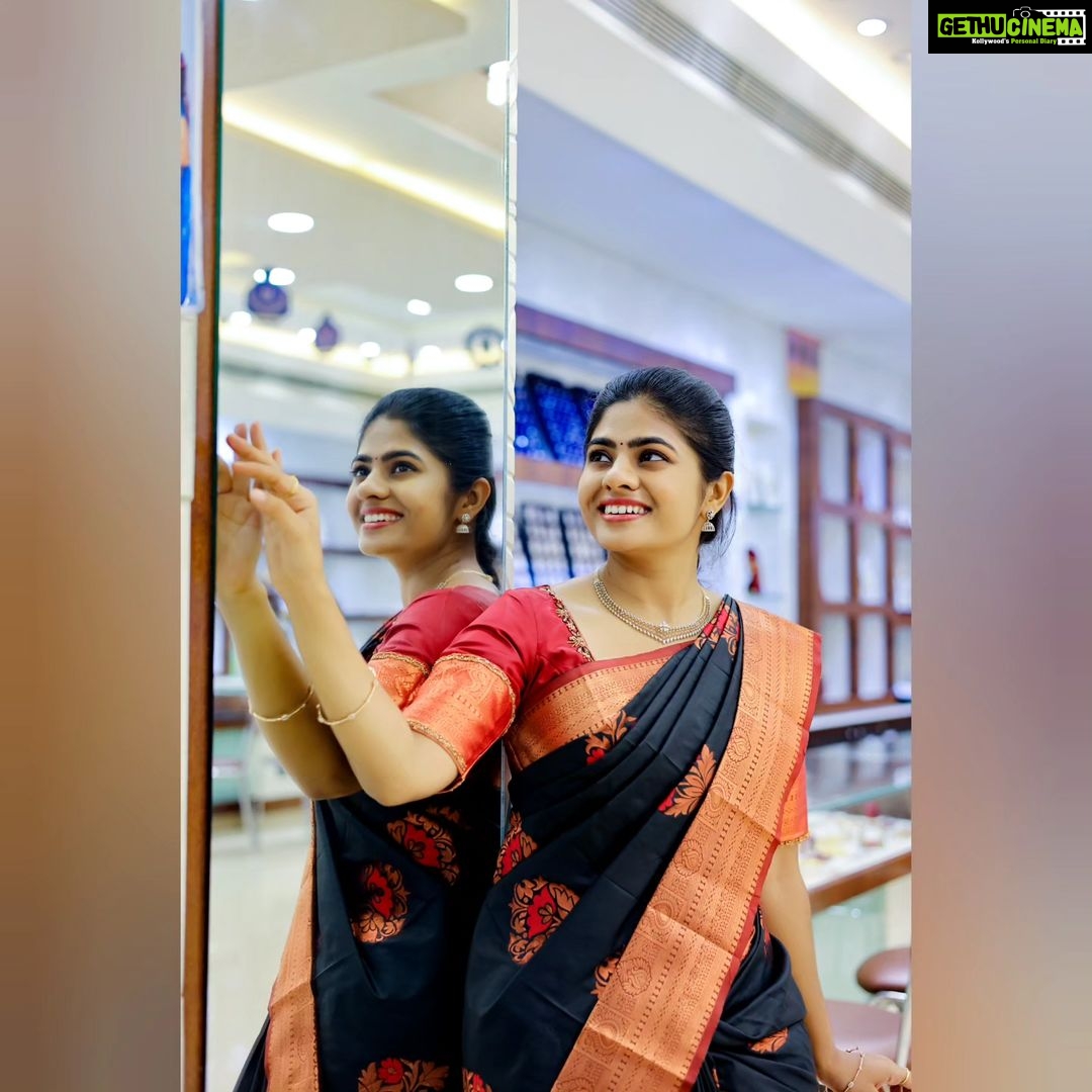 Priyankha Masthani Instagram - Jewellery:- @kjs.jewellers Blouse:- @afabricblaze Pc:- @ajay_clickers___photography_ @lightwalkstudio Selam Tamilnadu India