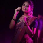 Priyankha Masthani Instagram - Stay golden🤍 Pc:- @ajay_clickers___photography_ Saree- @fashistorez Omalur, Salem district.