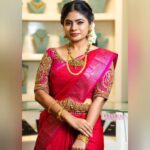 Priyankha Masthani Instagram – Vs coral❣️
The ultimate destination for traditional boutique jewelry ends here. Be our guest and feel the luxury.
Jewellery:- @vscoralslm @vsselvamaligaijewelry
Makeover:- @rashi__makeupartist 
Pc:- @pixarque VSSelvamaligaiJewelry
