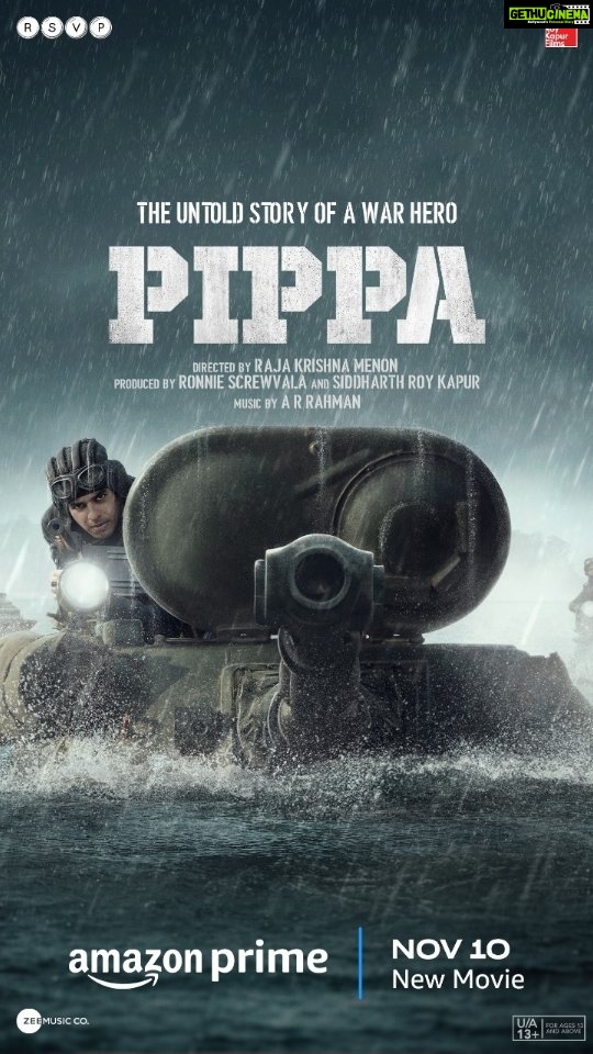 Priyanshu Painyuli Instagram - Pippa created history in 1971 and we can't wait for you to hear its story #PippaOnPrime, November 10th @sonirazdan @rajamenon @ronnie.screwvala #SiddharthRoyKapur @arrahman @rsvpmovies @RoyKapurFilms @zeemusiccompany