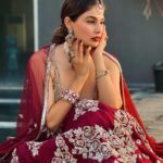 Puja Gupta Instagram - It’s my honour to feature in @golecha_jewels and wearing @_riddhi_majithia_ For karwachauth special 📿 Mumbai, Maharashtra