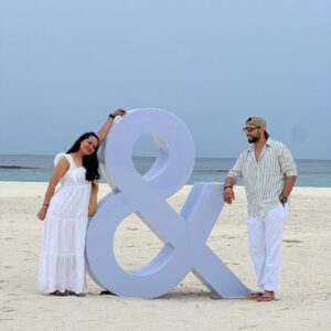 Punit Pathak Instagram - u AND me… forever ! @nidhimoonysingh 
.
@amariraaya 
.
#latepost #holidays #maldives #couple #love #pyaar #fun #friendship #psenitak #instaphoto