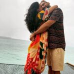 Punit Pathak Instagram - Pehle Jaan, Phir Jaan-e-jaan, Phir Jaan-e-jaana…Ho Gaye ! @nidhimoonysingh . @amariraaya . #AmariRaayaMaldives #Maldives #AmariHotels #Amari #BrightenYourWorld #castawaygoals #amariraayaadventure #husband #wife #couplegoals #love #vacay #psenitak