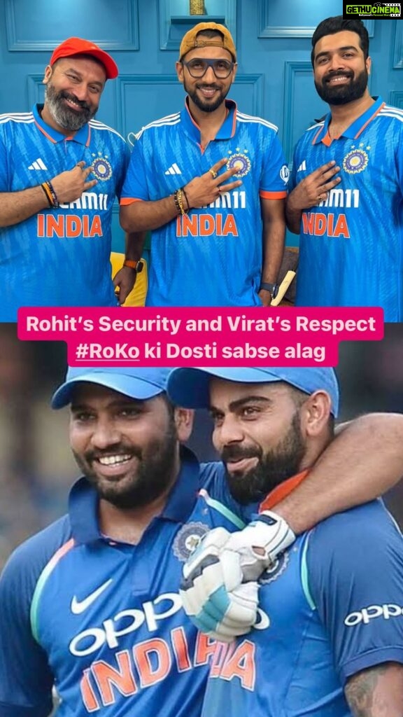Punit Pathak Instagram - Rohit Sharma and Virat Kohli’s undying friendship and respect for each other is historic !!! . . . . . #cricket #worldcup2023 #indiavspakistan #india #astrology #instagram #sports #teamindia #viratkohli #shubmangill #rohitsharma #mohdsiraj #sports #jaspritbumrah #kuldeepyadav #ishaankishan #ashwin #podcast #fun . . @virat.kohli @rohitsharma45 @shubmangill @cricketworldcup @bhogle_harsha @mohammedsirajofficial @kuldeep_18 @sureshraina3 @kuldeep_18 @virendersehwag @ishankishan23 @shreyasiyer96 @surya_14kumar @indiancricketteam @gauravkpoor @cricketaakash @klrahul @jaspritb1 Mumbai, Maharashtra