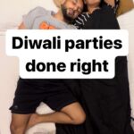 Punit Pathak Instagram - Some call us boring, some call us old… we don’t care as eventually it’s about having a good time! How many of you agree with this ??? . @nidhimoonysingh . #couplegoals #couplethings #iykyk #fun #dance #husband #wife #diwali #party #diwaliparty #psenitak