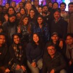 Punnagai Poo Gheetha Instagram - -4 degrees outside, a small godown kinda studio, a narrow tucked down lane in London suburbs, 80+ people, 1 amazing song and incredible memories! That’s Fun Maaro 🩶 #BTS from #funmaaro #silanodigalil #memories