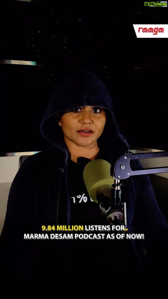Punnagai Poo Gheetha Instagram - #RAAGAvilMarmaDesam hits 9.84 Million listens🔥And we are now on the road to 10 Million! @punnagaipoogheetha is back with her ghost story session. Tales about ghost hunting and haunted houses, to paranormal experience. Listen to the full Podcast on SYOK. It’s also available on Spotify, Apple Podcast & Google podcast. Download the SYOK App on Google Play & Apple App Store & HUAWEI App. #RoadTo10Million #RAAGA #syokcast