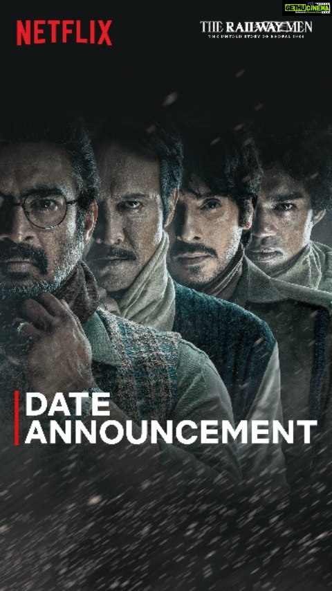 R. Madhavan Instagram - The story of humanity’s fight in the midst of a tragedy. #TheRailwayMen - a four-episode series inspired by true stories arrives November 18, only on Netflix! #TheRailwayMenOnNetflix @actormaddy @kaykaymenon02 @divyenndu @babil.i.k @shivrawail @aayush.03 @yogendramogre @yrf #YRFEntertainment