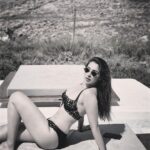 Raai Laxmi Instagram - She sees in black & white but loves in colours 🖤🤍🧿