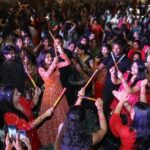 Rachana Inder Instagram - This was one special girls night! Nothing like the ordinary, there was only joy and good-will. Grateful to be a part of this beautiful Durga event where all my ladies here danced their heart out. Love and only love for Bidar 🫶 This one will always be special 👗: @maya_designer_studio_