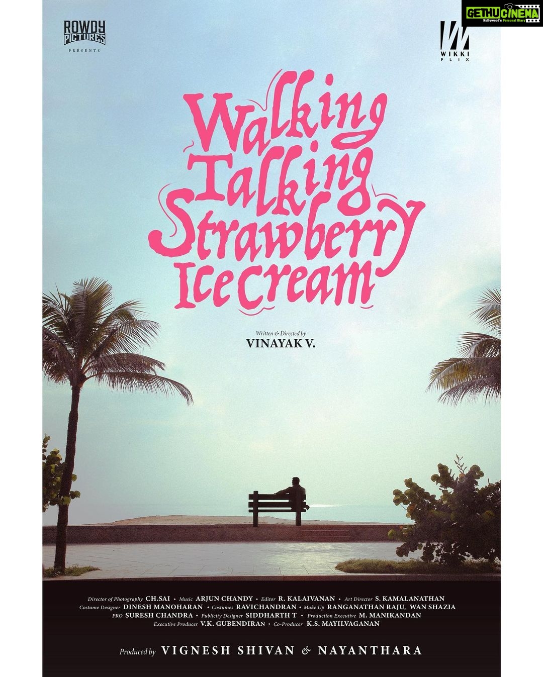 Rachel David Instagram - Presenting the title poster of my next “Walking Talking Strawberry Ice Cream” 🍓🍦 . . . Also, Rachel as Tejonmaya 👀 Written & directed by @vinayakv_ Produced by @wikkiofficial @therowdypictures #nayanthara DOP @aryasai @kalai_editor @feet_candy @dineshmanoharan17 @kamal.nathan.1042 @guber1989 @mrchandyman @shreya_anand @nimishadevutyy @shahin_ziaudeen @anandhify Cast @kk.actor @jonitamusic @iriyasuman @vaishnavi_andhale @maltichahar