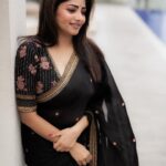 Rachita Ram Instagram - I’m living my best life!🫶🏻 . . . Outfit @sithara_kudige Styling @varshini_janakiram Hair and Makeup @paramesh_hairstylist & @nageshmakeover09 Captured by @vasukikarkone