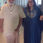 Radha Instagram - Though Iam meeting Sir after so many years nothing has changed at all. His passion and dedication towards movies ,the bond we have, my respect for him everything is in same place. Even today I feel like Iam learning new things from him. This meet had refreshed many good memories. #radhanair