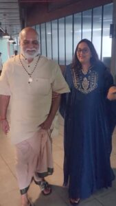 Radha Instagram - Though Iam meeting Sir after so many years nothing has changed at all. His passion and dedication towards movies ,the bond we have, my respect for him everything is in same place. Even today I feel like Iam learning new things from him. This meet had refreshed many good memories.

#radhanair