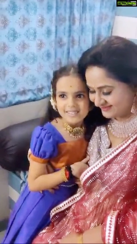 Radha Instagram - Totally awestruck when I heard my song from this young talent so beautifully ❤️❤️❤️ May you see more success in this music industry Akshara baby. God bless you !
