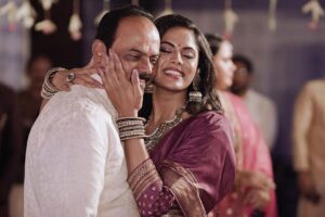 Radha Instagram - I couldn’t be more proud of the young woman we giving to a new family soon. May God richly bless you with a happy and successful married life. Can’t call myself lucky for being able to choose this beautiful family for you. As I believe the marriage is  about two families coming together. My heart is right now running with lots of mixed emotions. But the greater vibration is just your love and happiness. Karthu you are the best daughter any mother can wish for. You have been the best gift for our families. Thank you Love for this wonderful experience you have given me. 😘😘😘😘

 📸 @makemydayphotography