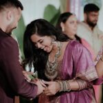 Radha Instagram - I couldn’t be more proud of the young woman we giving to a new family soon. May God richly bless you with a happy and successful married life. Can’t call myself lucky for being able to choose this beautiful family for you. As I believe the marriage is about two families coming together. My heart is right now running with lots of mixed emotions. But the greater vibration is just your love and happiness. Karthu you are the best daughter any mother can wish for. You have been the best gift for our families. Thank you Love for this wonderful experience you have given me. 😘😘😘😘 📸 @makemydayphotography