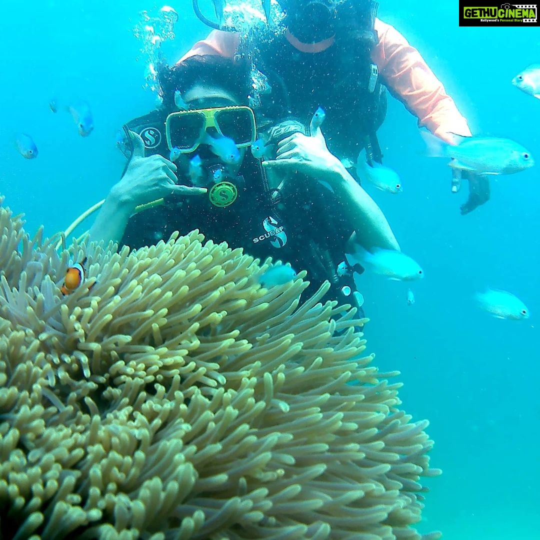 Raima Sen Instagram - #scubadiving 💚💙 Havelock Island